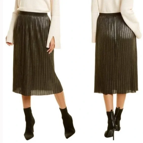 St John Foil Pleated Jersey Skirt - Picture 4 of 4